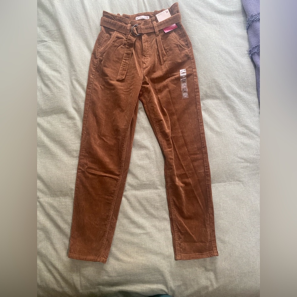 High rise corduroy (mom jean)